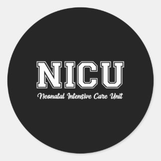 Pegatina Redonda Nicu Nurse