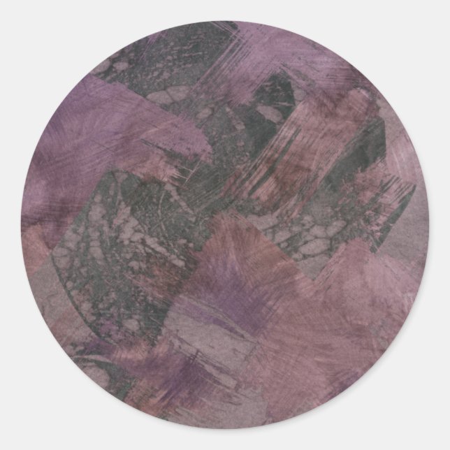 Pegatina Redonda Niebla II (Anverso)