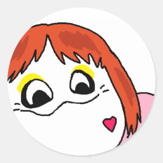 Pegatina Redonda nieko wuree stiikcers