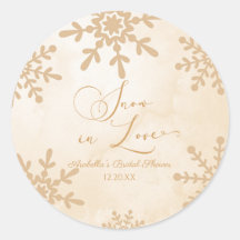 Nieve En Amor Invierno Maravilla Ducha Nupcial