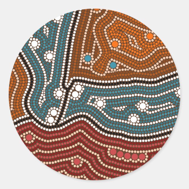 Pegatina Redonda night before settlement (Anverso)