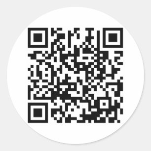 Pegatina Redonda Ningún no fijaré su ordenador