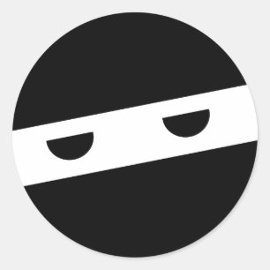 Pegatina Redonda Ninja Tumbler