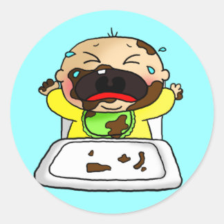 Pegatina Redonda Niño