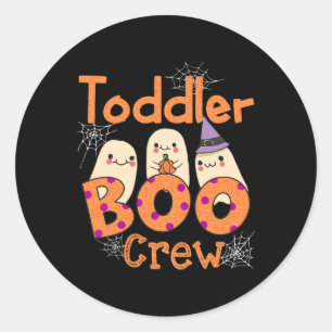 Pegatina Redonda Niño Daycare Boo Crew Cute Halloween Disstume Gh