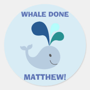 Pegatina Redonda Niños buen empleo incentivar recompensar diversi