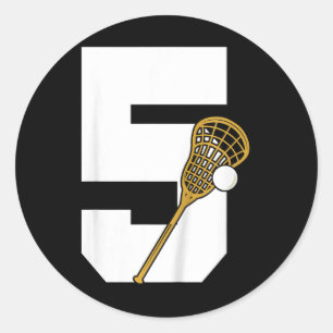 Pegatina Redonda Niños Lacrosse Niños Niños Niños Niños Niños Niños