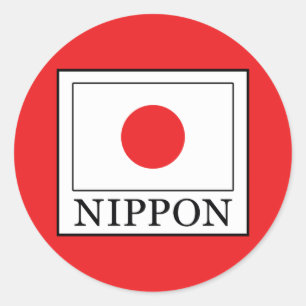 Pegatina Redonda Nippon