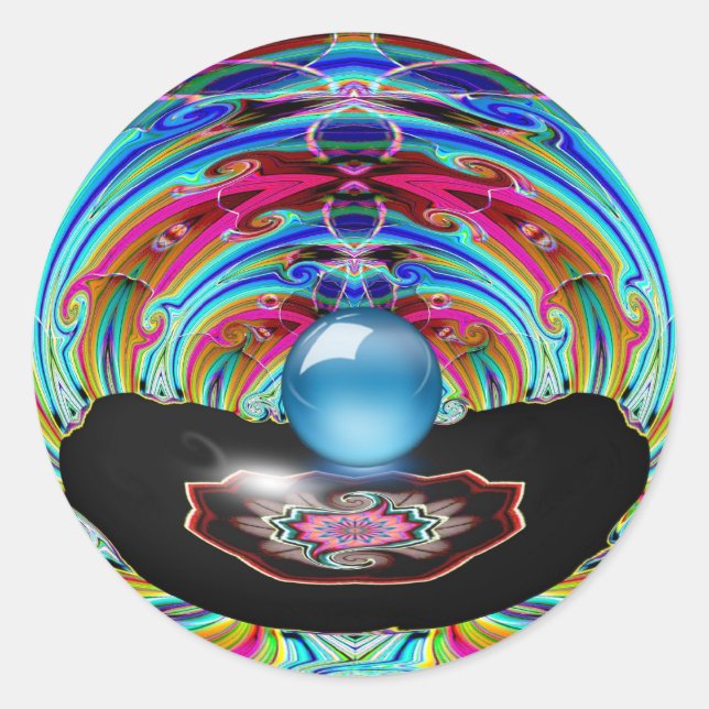 Pegatina Redonda Nirvana (Anverso)