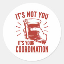 No eres tú, es tu coordinación Beer Pong