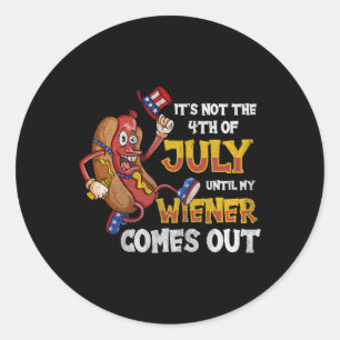 Pegatina Redonda No Es Una Fiesta Hasta Que Mi Visera Salga El 4 De