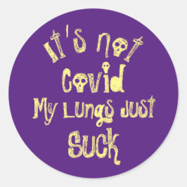 Pegatina Redonda No está claro