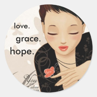 Pegatina Redonda No estás solo. Nunca.