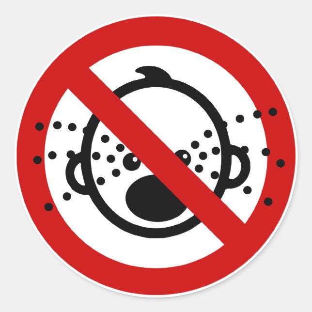 Pegatina Redonda NO HAY Bebés Llorando ⚠ Rótulo del aeropuerto tail (Anverso)