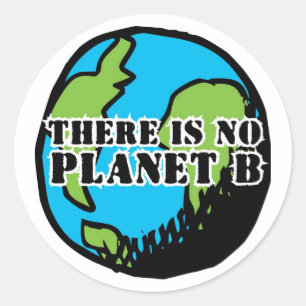PEGATINA REDONDA NO HAY PLANETA B
