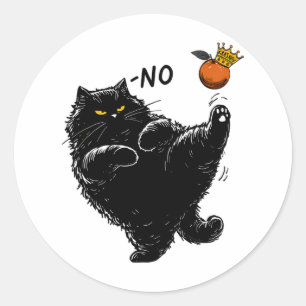 Pegatina Redonda No hay reyes en Estados Unidos, nosotros, los cami