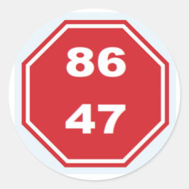 PEGATINA REDONDA NO KINGS