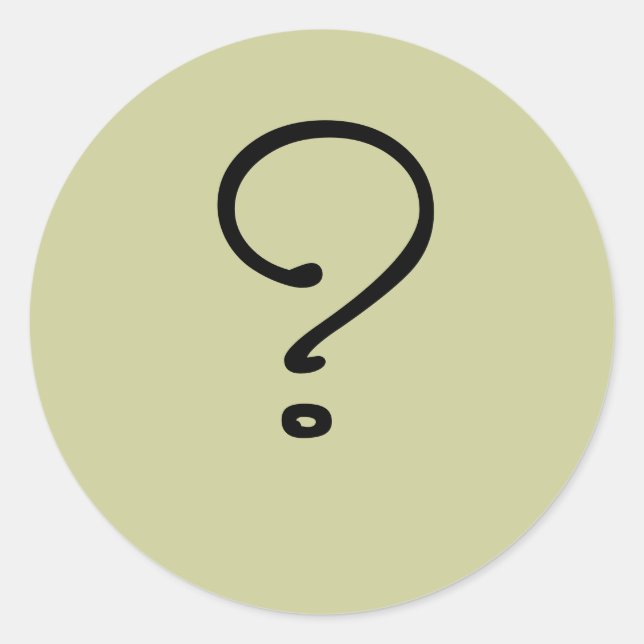 Pegatina Redonda No lo sé (Anverso)