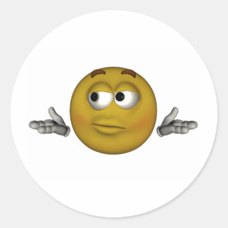 Pegatina Redonda No lo sé