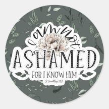 No me avergüenzo 2 Timothy 1:12