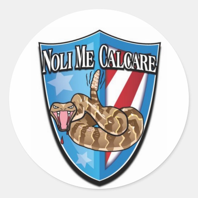 Pegatina Redonda No me enseñes (Anverso)