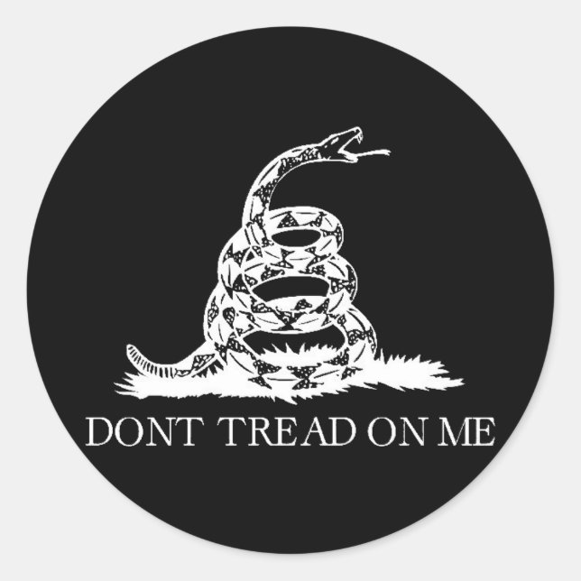 Pegatina Redonda No me enseñes (Anverso)