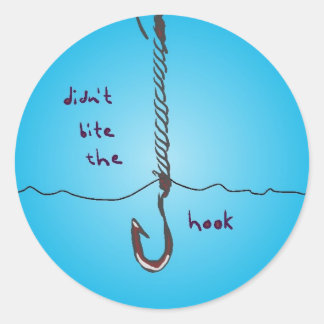 Pegatina Redonda no mordió el gancho