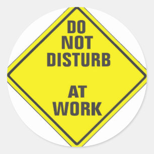 PEGATINA REDONDA NO PERTURBA EL RÓTULO PERSONALIZADO PRO PARA NADIE