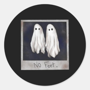 Pegatina Redonda No pies fantasma Halloween Bruja Lydia Bleach Spoo