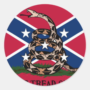 Pegatina Redonda No pise en mí