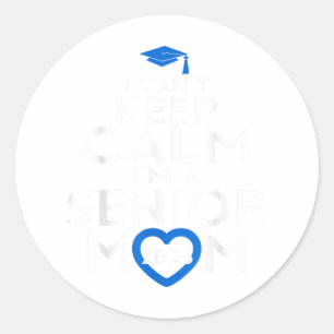 Pegatina Redonda No Puedo Mantenerme Tranquilo Con Una Mayoría De M