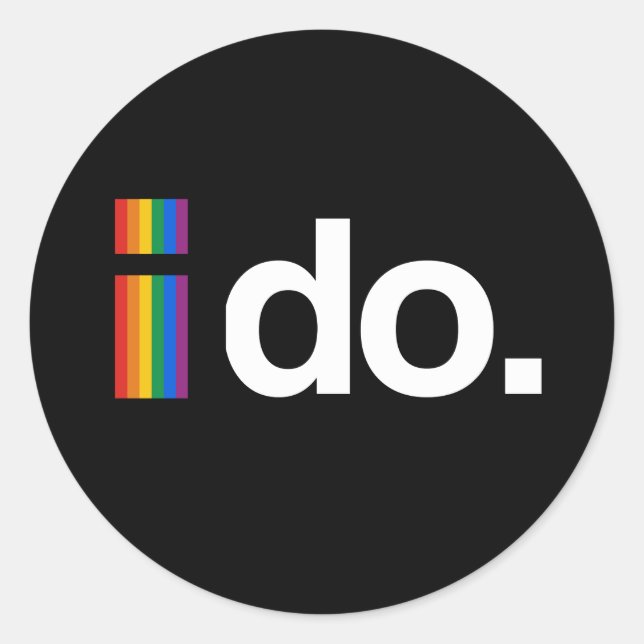 Pegatina Redonda NO QUIERO CASARME.png (Anverso)