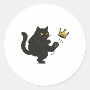 Pegatina Redonda No Reyes En Estados Unidos Nosotros, El Pueblo, Lo