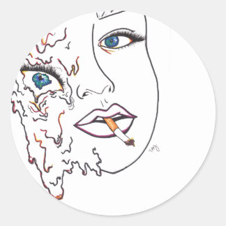 Pegatina Redonda No se estremecan, Kiddos