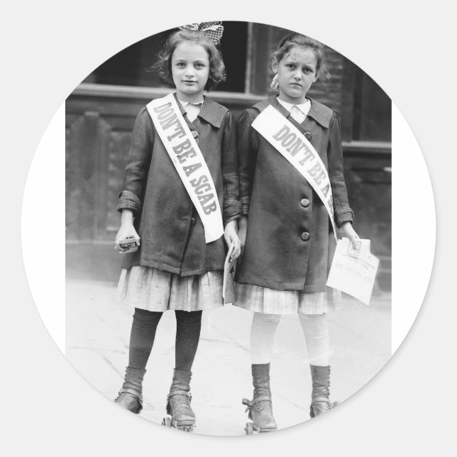 Pegatina Redonda No seas un soplón (Anverso)