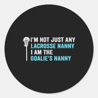 Pegatina Redonda No soy cualquier nana de Lacrosse Nanny Divertida