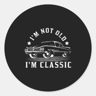 Pegatina Redonda No Soy El Viejo Im Clic Funny Car Graphic - Mens Y