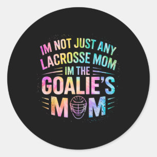 Pegatina Redonda No soy solo Lacrosse Mamá soy la madre de los golo