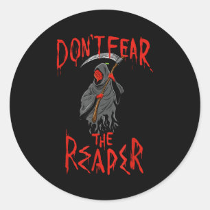 Pegatina Redonda No temas al diseño de Carolina Reaper 