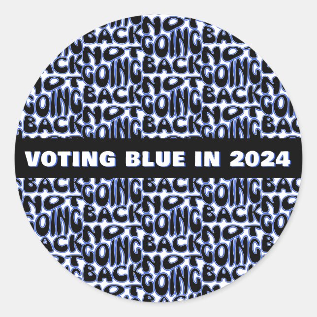 PEGATINA REDONDA NO VOLVER (Anverso)