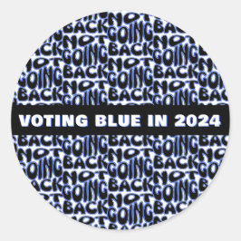 PEGATINA REDONDA NO VOLVER