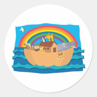 Pegatina Redonda Noah