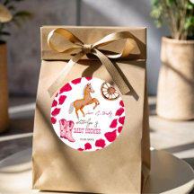 Noche chica rodeo occidental linda ducha bebé rosa