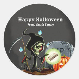 Pegatina Redonda Noche Spooktacular