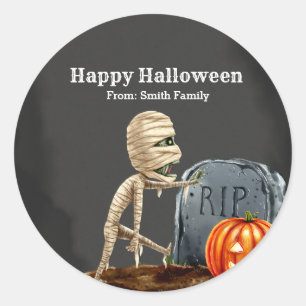Pegatina Redonda Noche Spooktacular