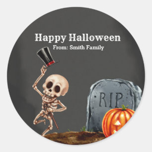 Pegatina Redonda Noche Spooktacular