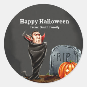 Pegatina Redonda Noche Spooktacular
