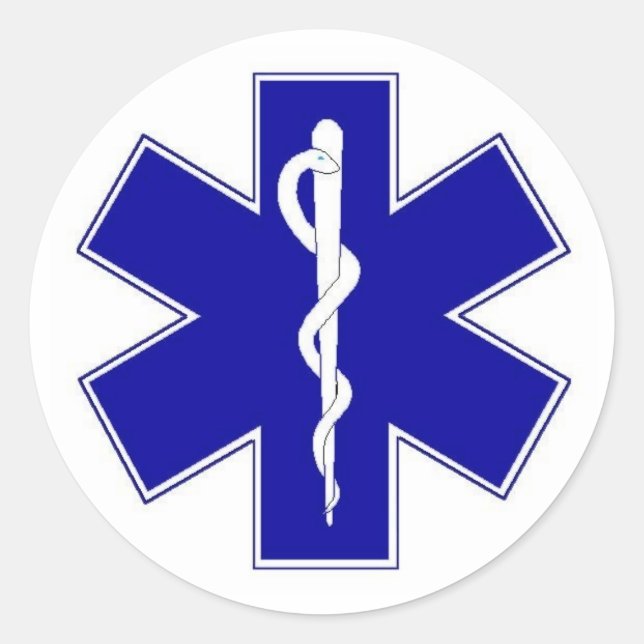 Pegatina Redonda ¡Noches silenciosas! -Pegatinas (Anverso)