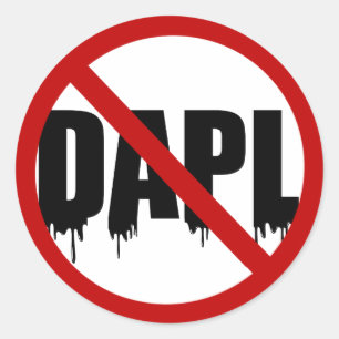 Pegatina Redonda #NoDAPL
