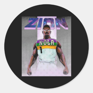 Pegatina Redonda Nola Zion